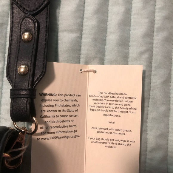 NWT VALENTINO ORLANDI Diamond Quilted Crossbody Shoulder Clutch Bag Black - Picture 9 of 13